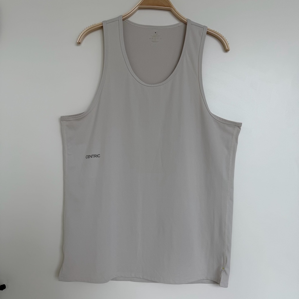 Men’s Cream Centric Tank Top